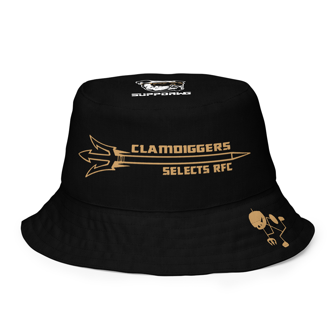 Clamdiggers Rugby Reversible Bucket Hat